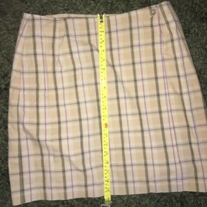 Plaid Liz Claiborne Wrap Skirt Size 14
